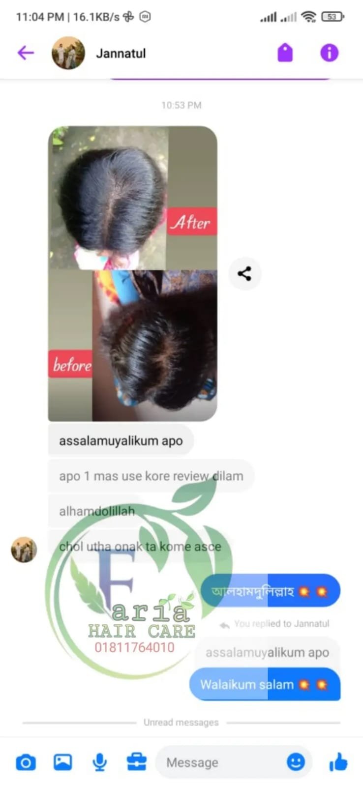 Faria Hair Care review